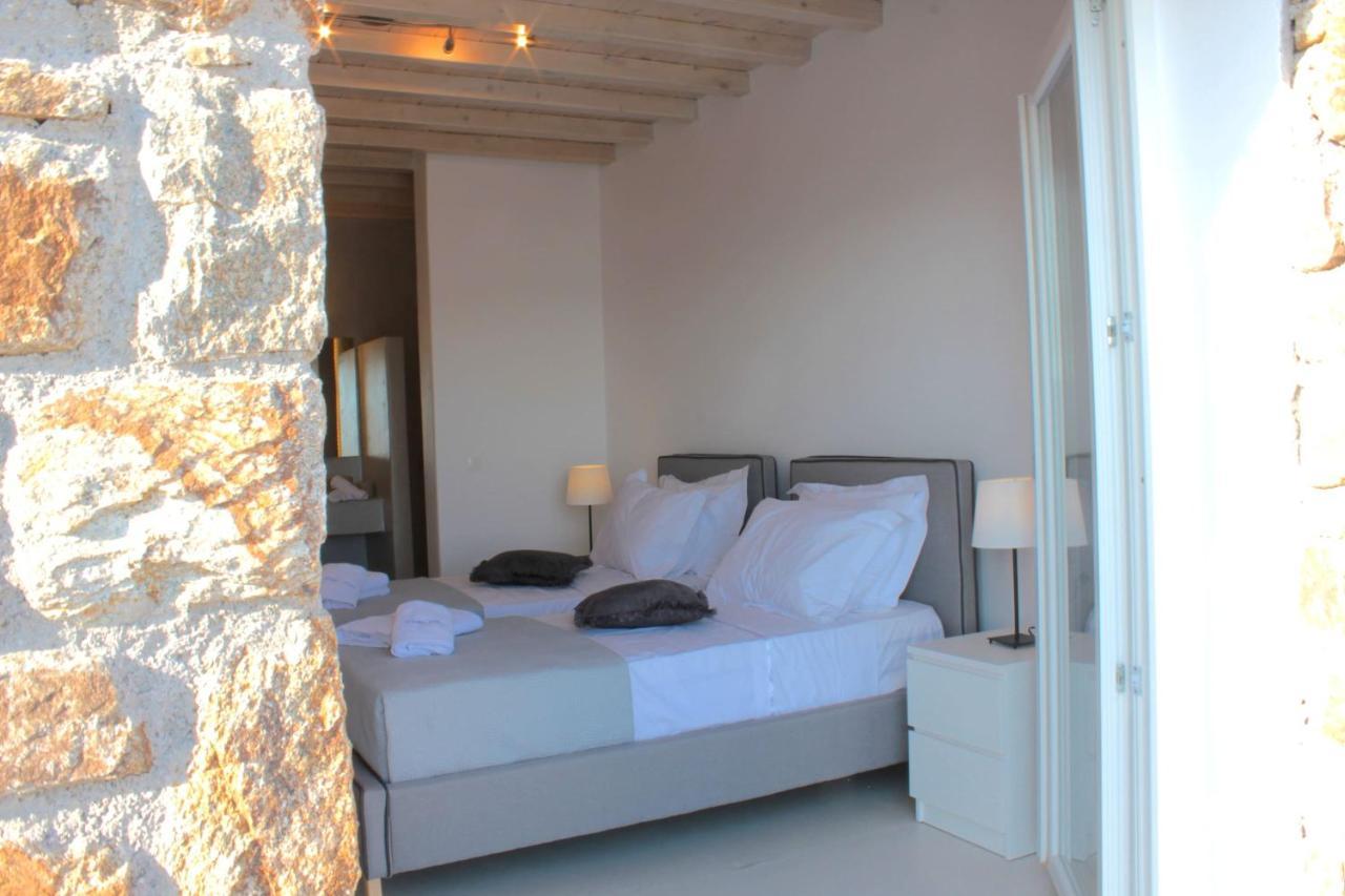 Mykonian Luxury Light Blue Villa With Private Pool Kalafatis Exterior foto
